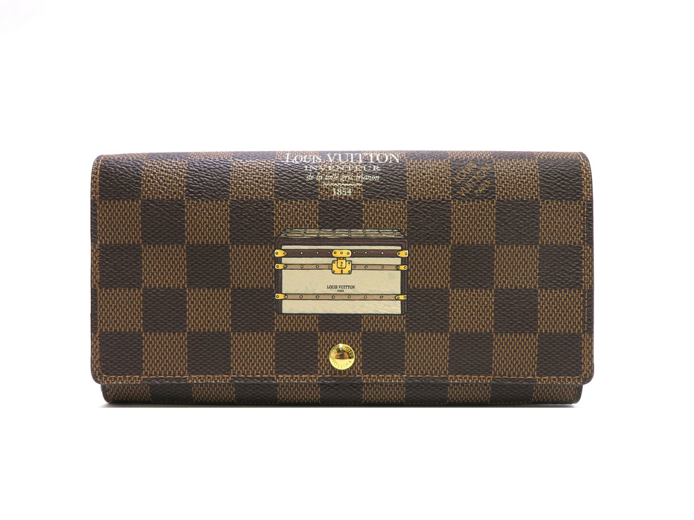 LOUIS VUITTON Portefeuille Sarah Damier Trunk